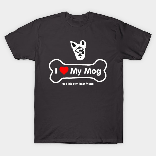 I Heart My Mog T-Shirt by Owllee Designs